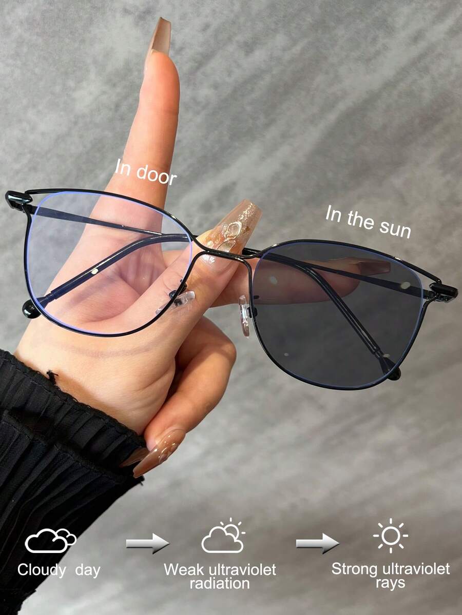 กระจกตกแต่งกรอบโลหะทรงตาแมวแบบ - Sunglasses Cat Eye บทวิจารณ์และราคา