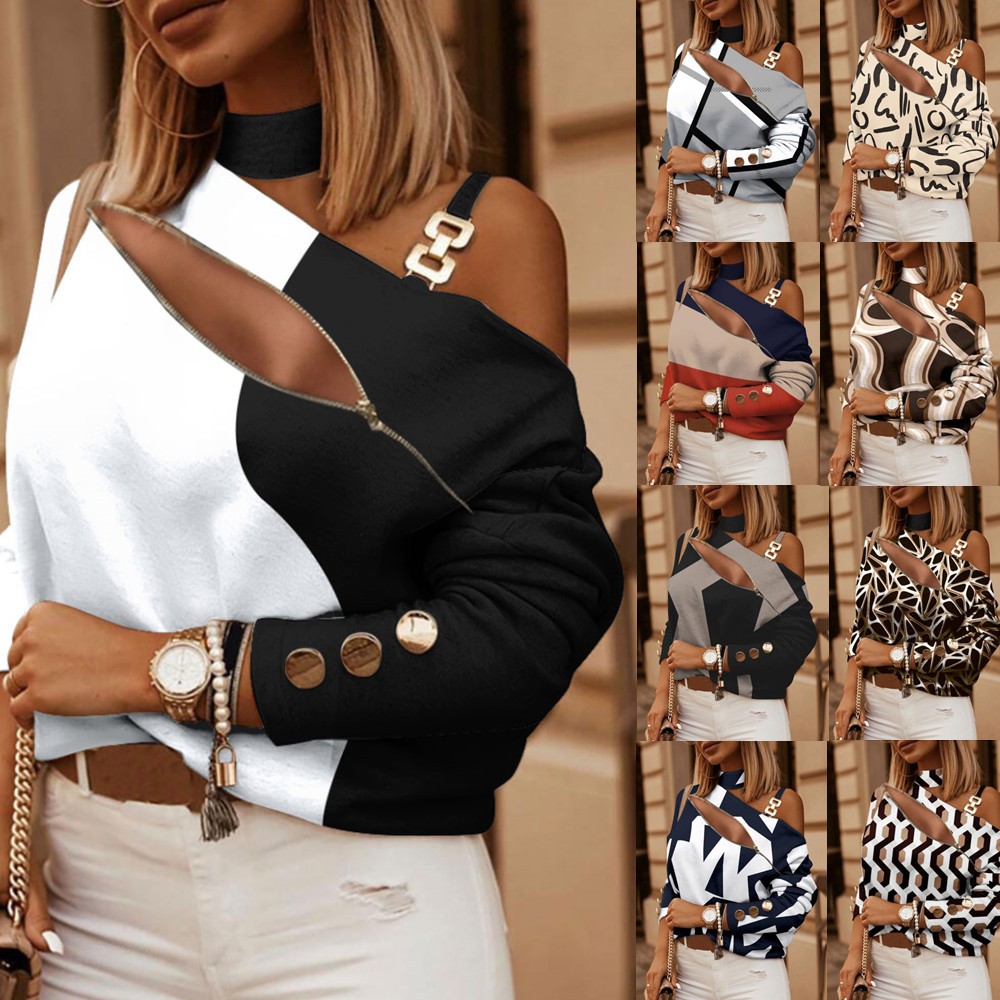 เสื้อเบลาส์เปิดไหล่สำหรับผู้หญ - Blouse Off Shoulder บทวิจารณ์และราคา
