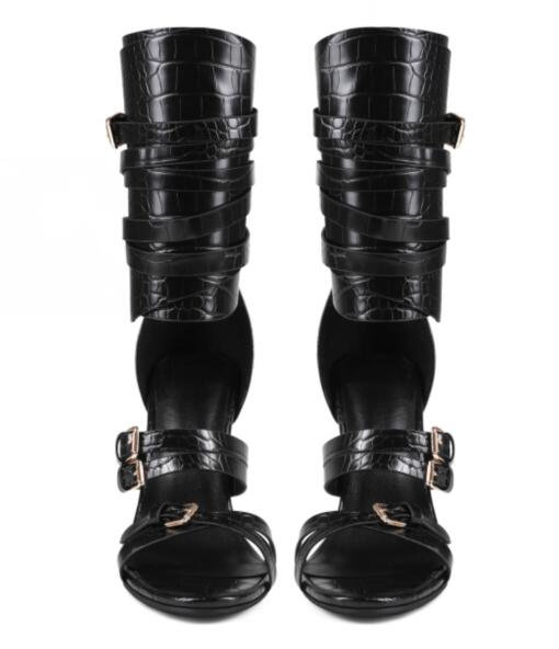 รองเท้าส้นสูงแบบเปิดนิ้วเท้าหน - Sandal Strappy Heeled บทวิจารณ์และราคา