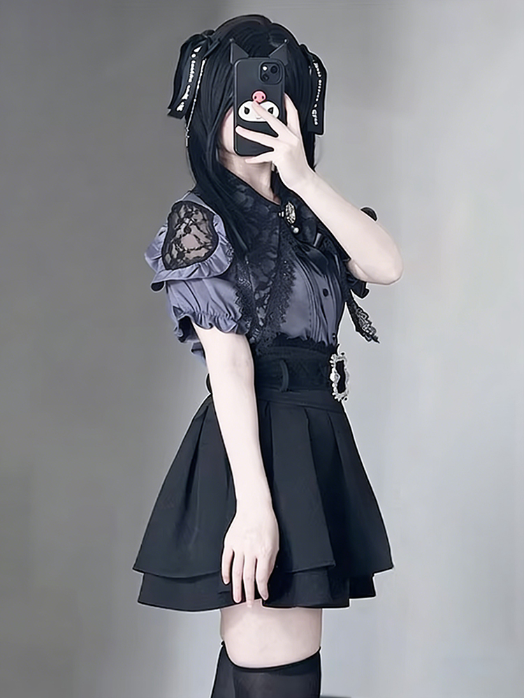 เสื้อเปิดไหล่สไตล์โกธิคและกระโ - Blouse Off Shoulder บทวิจารณ์และราคา