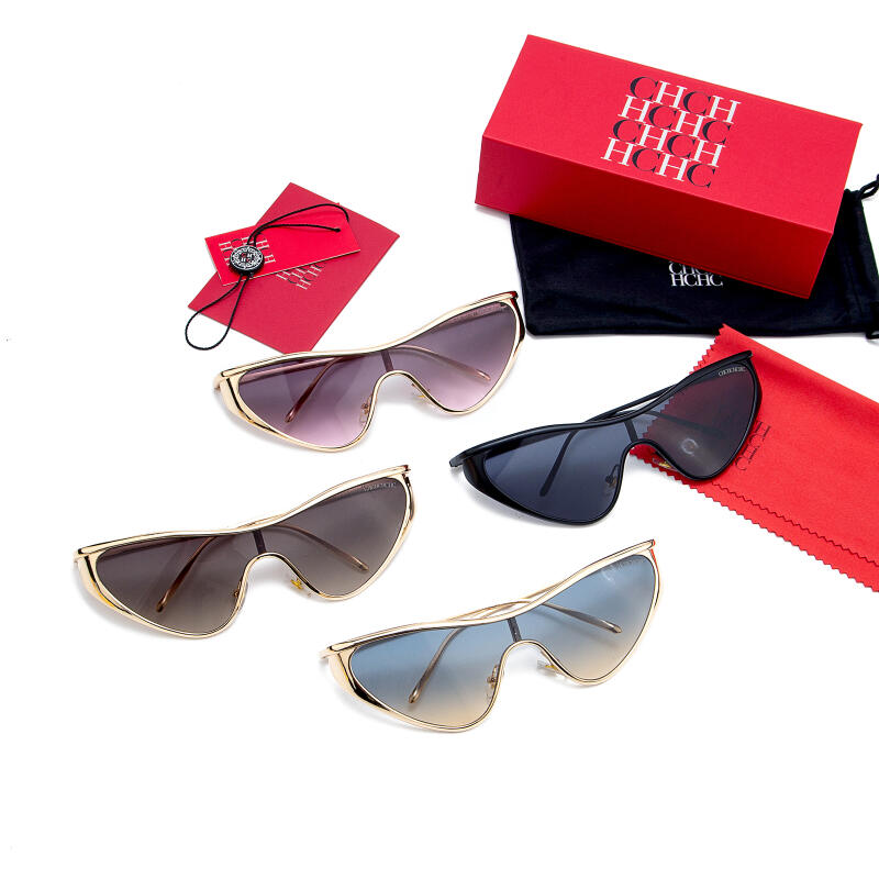 CH แว่นกันแดดทรงแคทอายย้อนยุค  - Sunglasses Cat Eye บทวิจารณ์และราคา