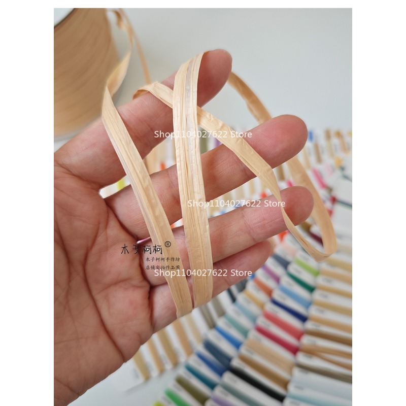 ไหมราฟเฟียแบบด้าน 120 กรัม/ม้ว - Crochet Bag Raffia บทวิจารณ์และราคา