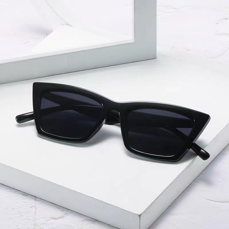 แว่นกันแดดทรงแคทอายสีดำ แฟชั่น - Sunglasses Cat Eye บทวิจารณ์และราคา