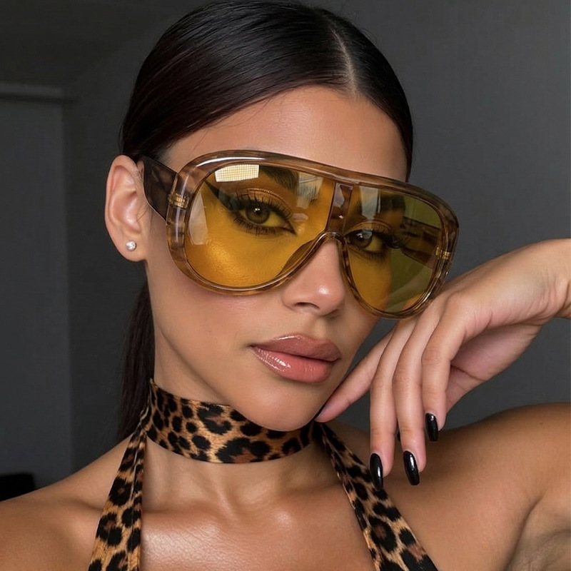 แว่นกันแดดทรงแคทอาย Y2K กรอบให - Sunglasses Cat Eye บทวิจารณ์และราคา