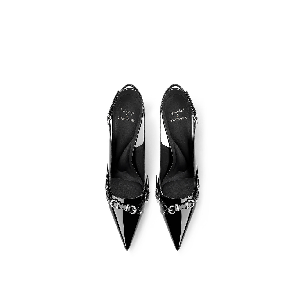 รองเท้าส้นสูงแบบเปิดส้น สายรัด - Sandal Strappy Heeled บทวิจารณ์และราคา